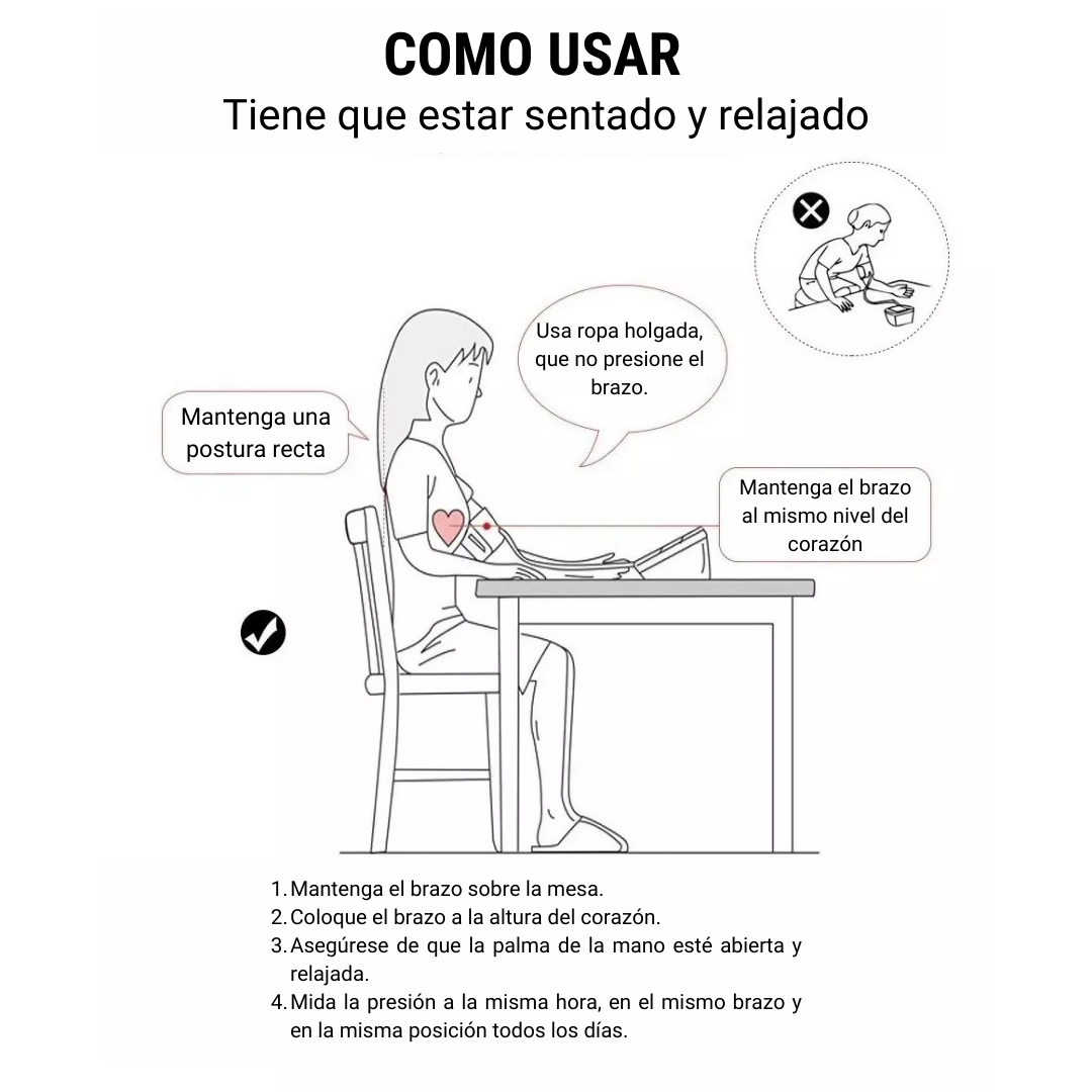 Tensiómetro Digital para Brazo