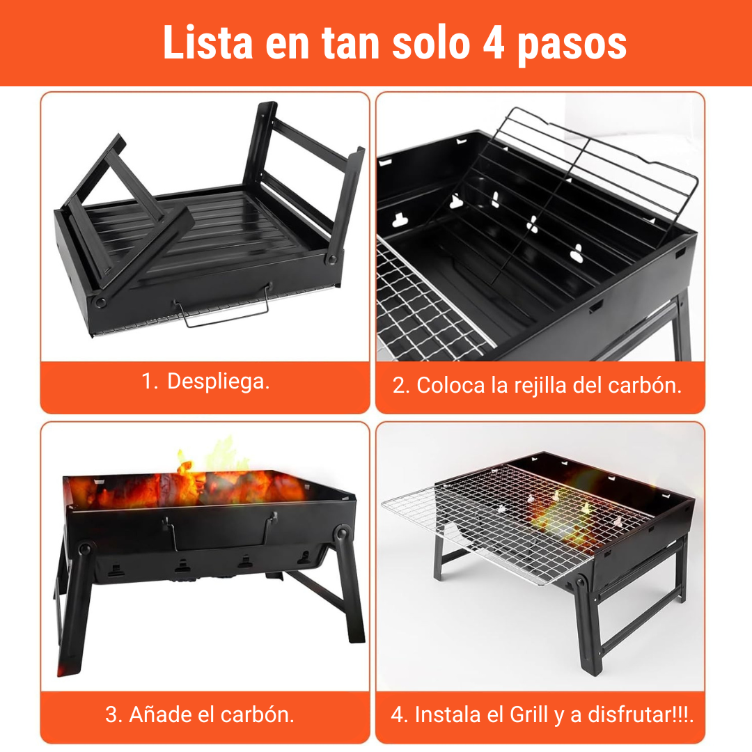 BBQ BARBECUE PEQUEÑO PORTATIL
