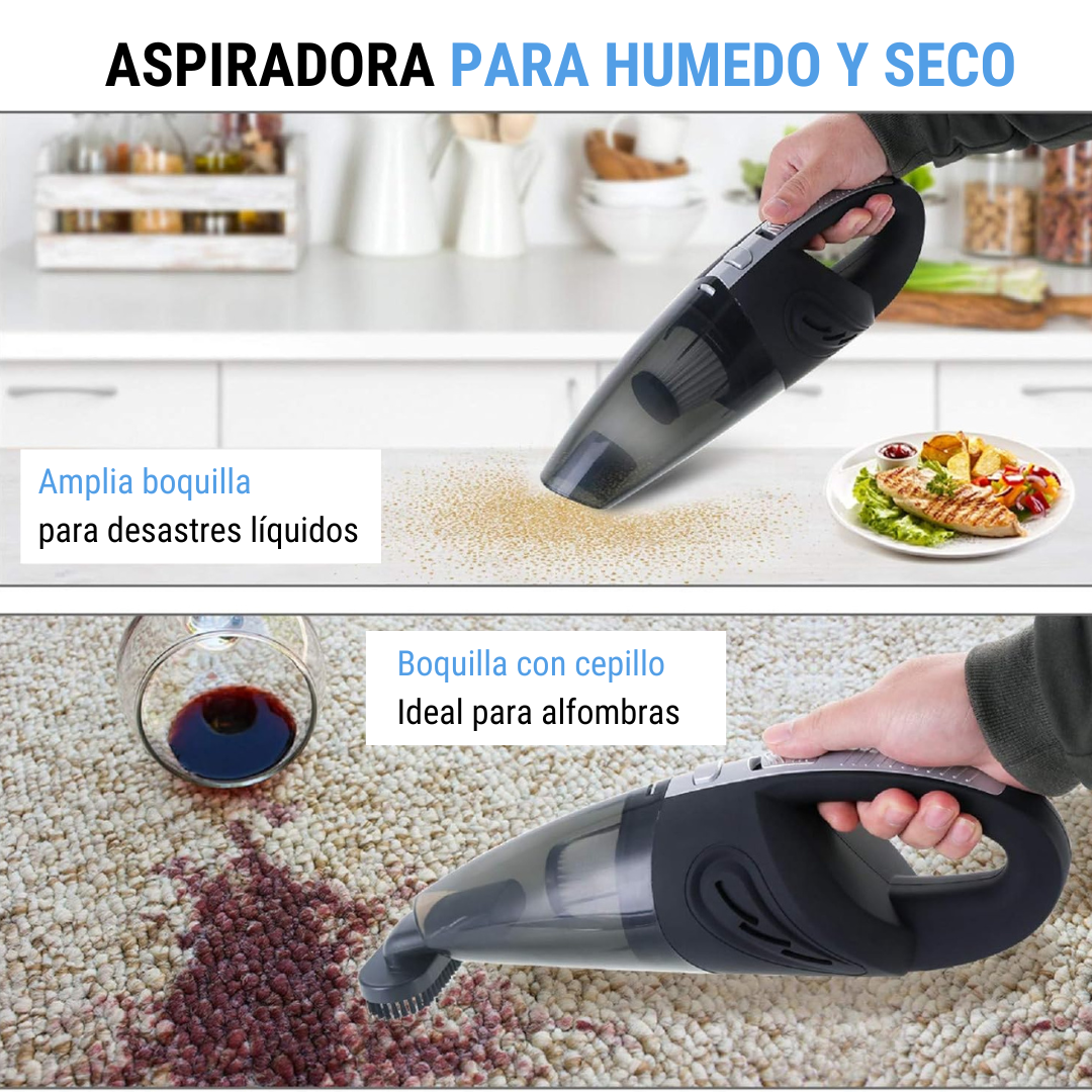 Aspiradora Inalámbrica para Casa y Auto