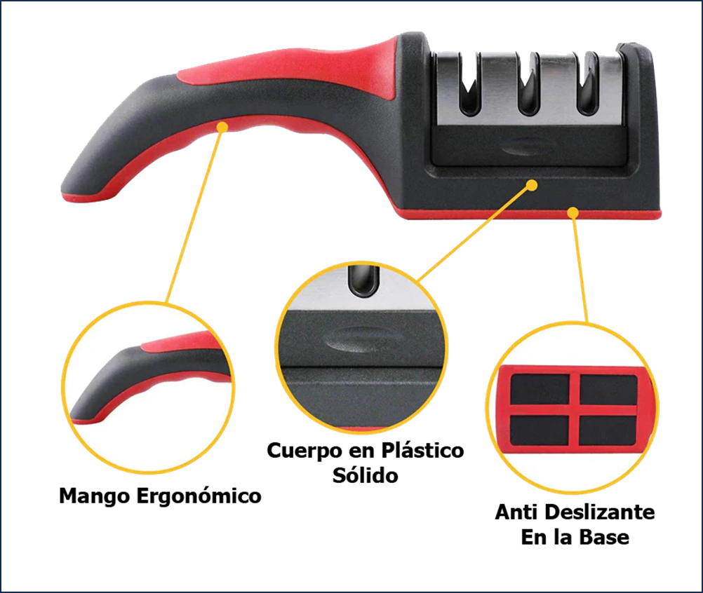Afilador de Cuchillos Compacto y Eficiente