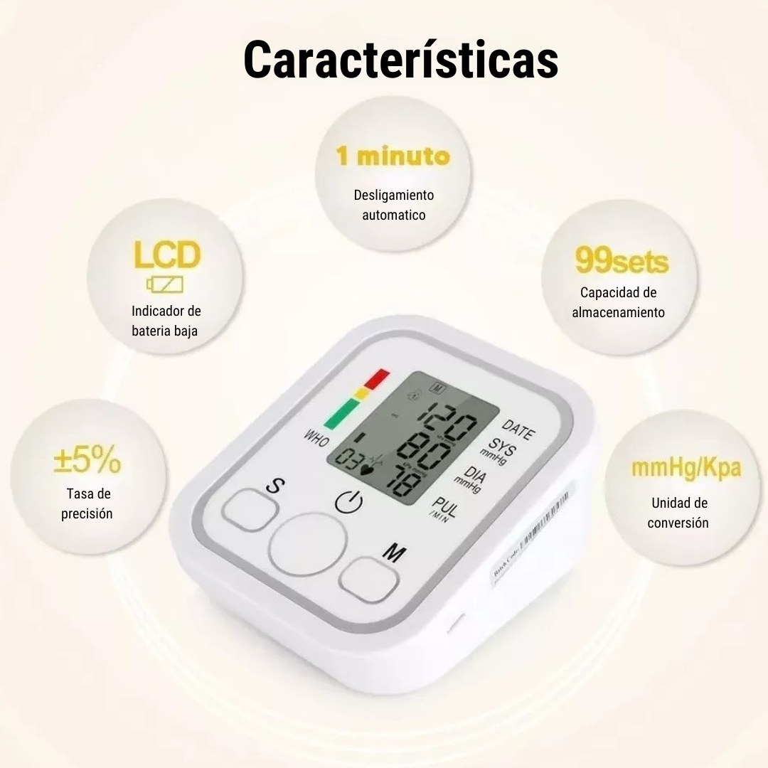 Tensiómetro Digital para Brazo