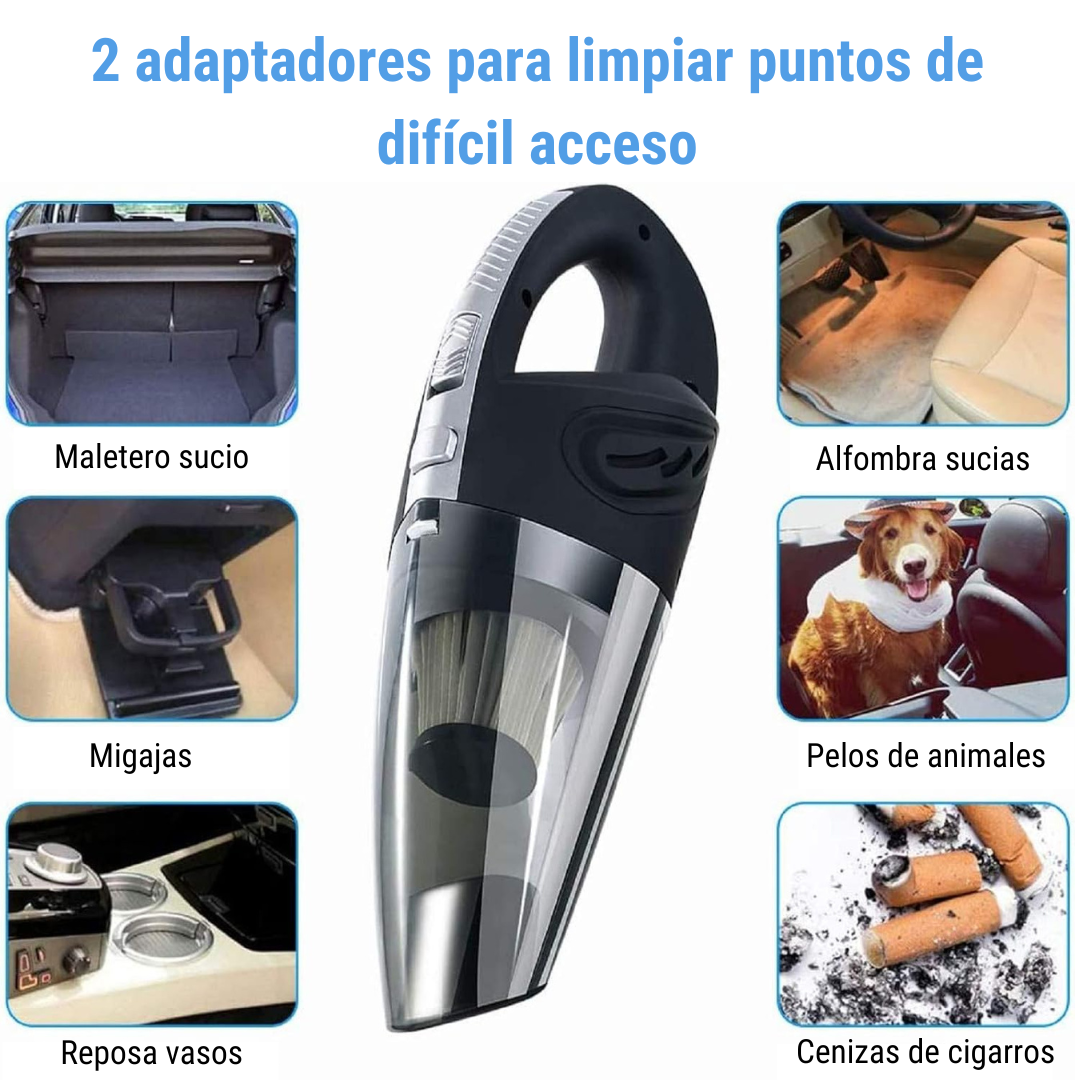 Aspiradora Inalámbrica para Casa y Auto