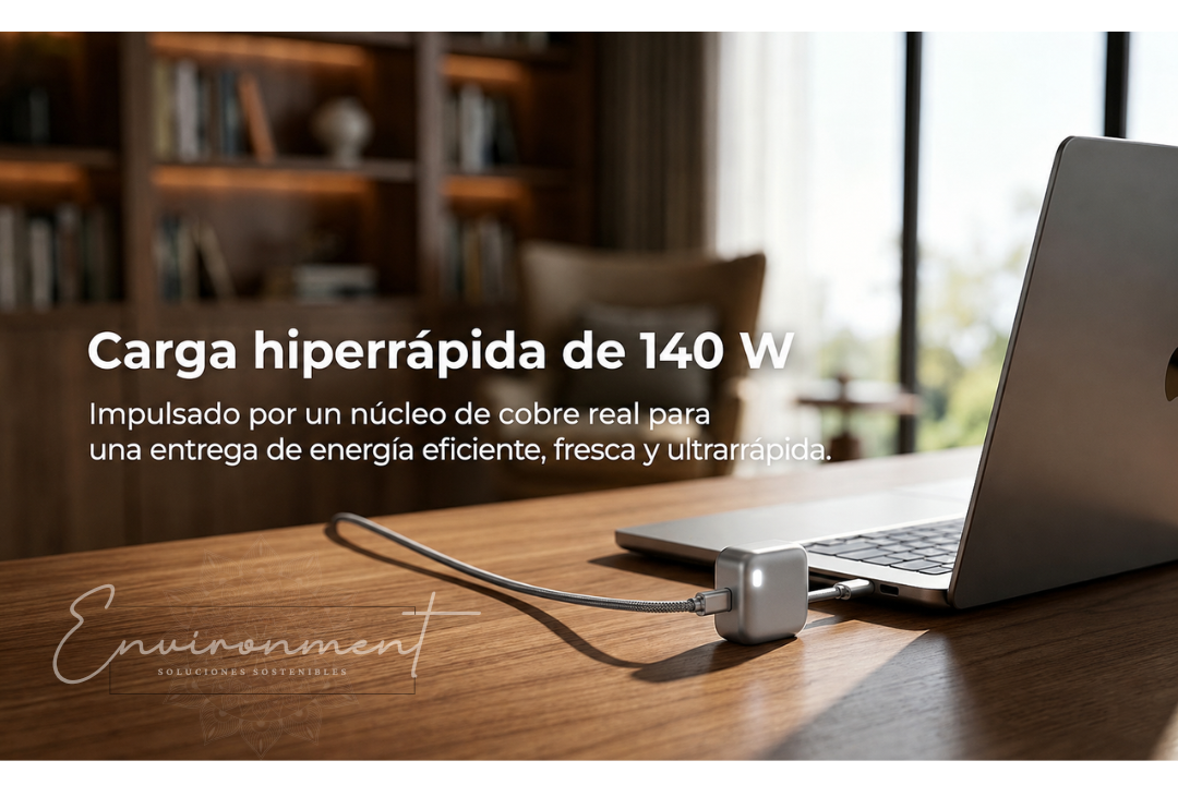 Adaptador de Carga Inteligente con Apagado Automático, Universal Tipo-C para Teléfonos Móviles y Laptops