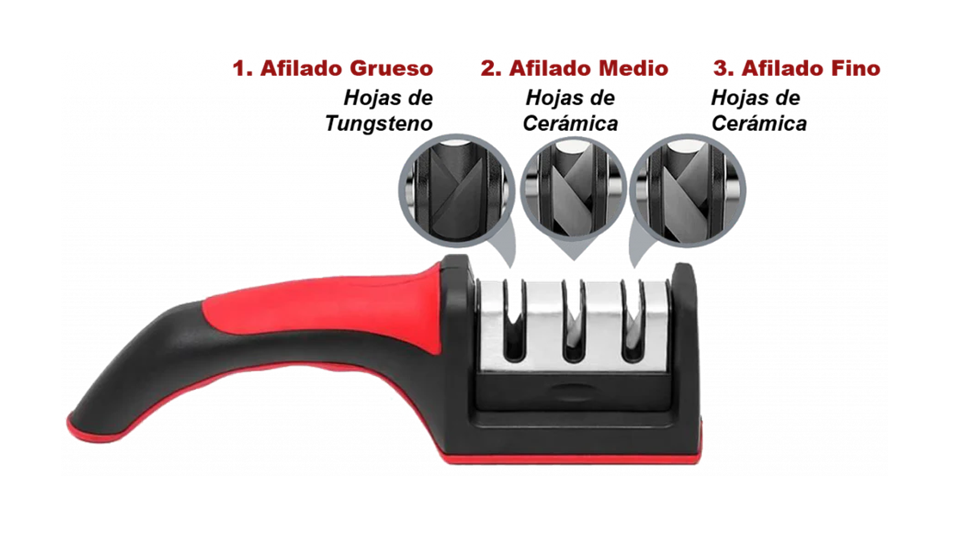 Afilador de Cuchillos Compacto y Eficiente